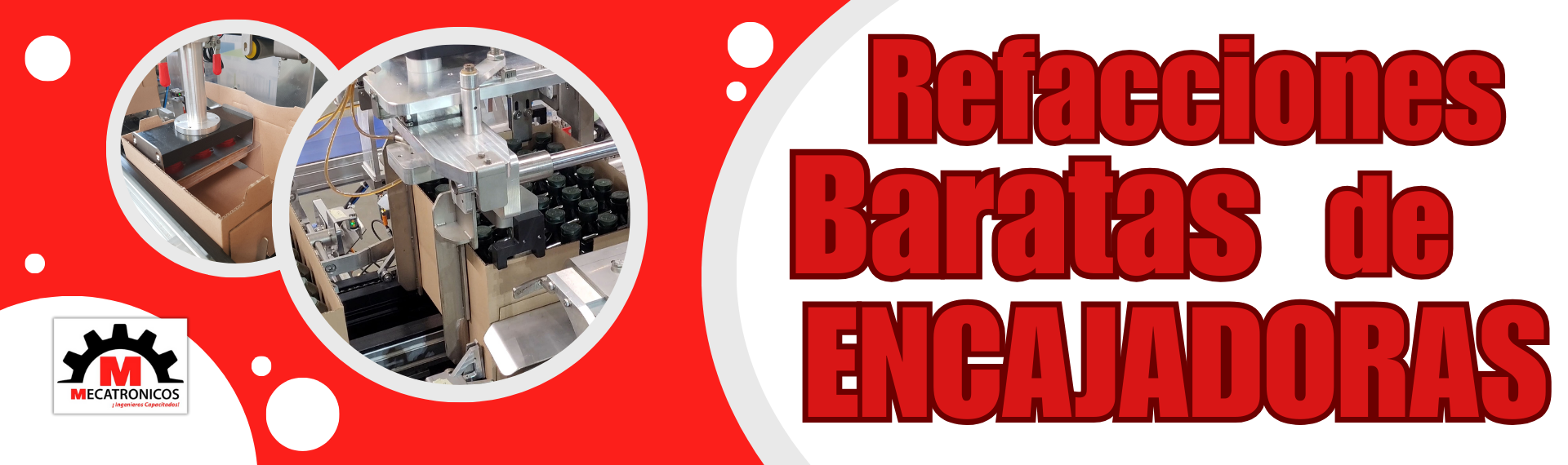 Repuestos de Encajadoras Baratos y Eficientes